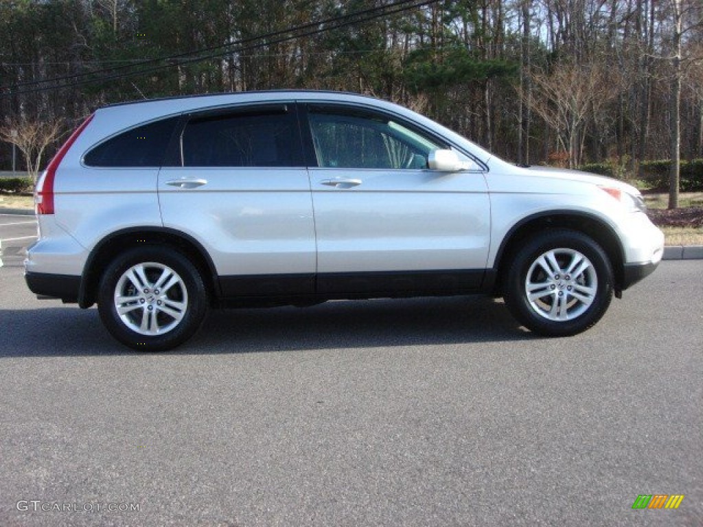 2010 CR-V EX-L - Alabaster Silver Metallic / Gray photo #6