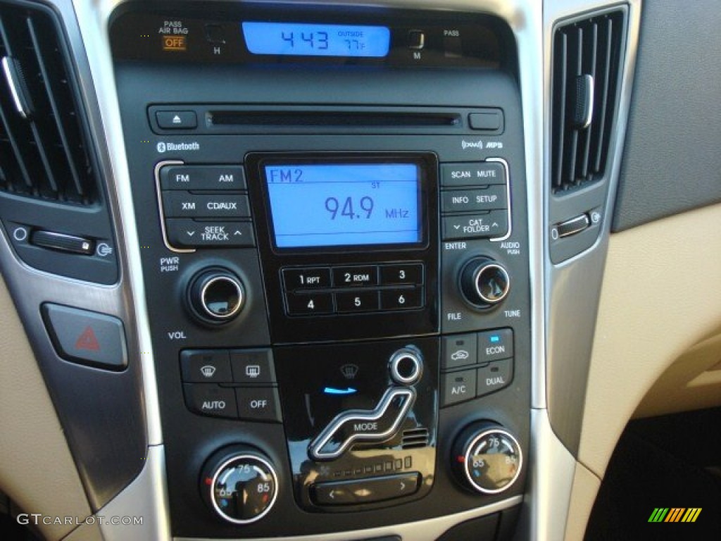 2011 Sonata Hybrid - Venetian Red / Camel photo #18