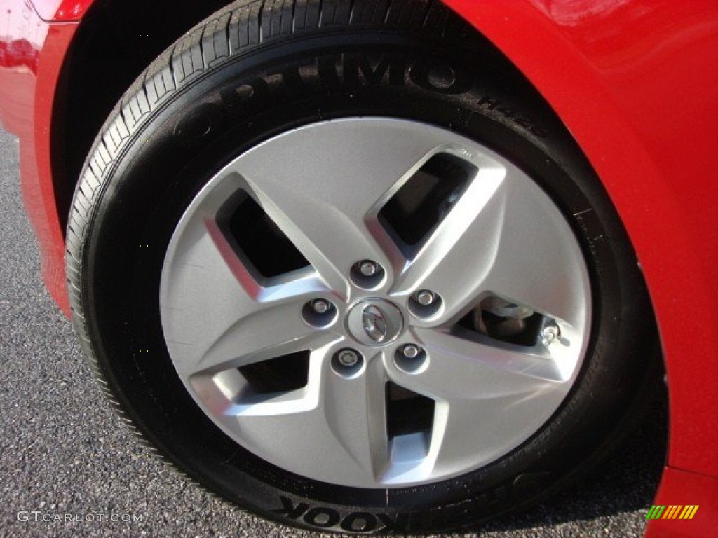 2011 Sonata Hybrid - Venetian Red / Camel photo #26