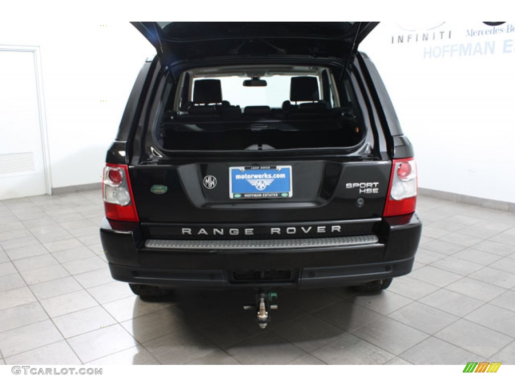 2009 Range Rover Sport HSE - Santorini Black / Ebony/Ebony photo #21