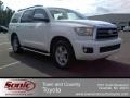 2008 Super White Toyota Sequoia SR5  photo #1