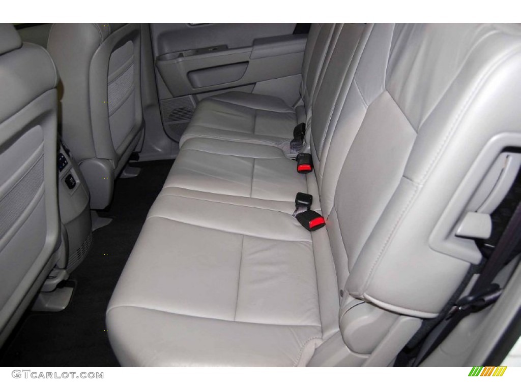 2009 Pilot EX-L - Taffeta White / Gray photo #15