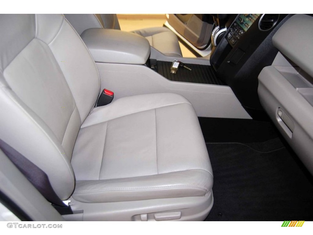 2009 Pilot EX-L - Taffeta White / Gray photo #20