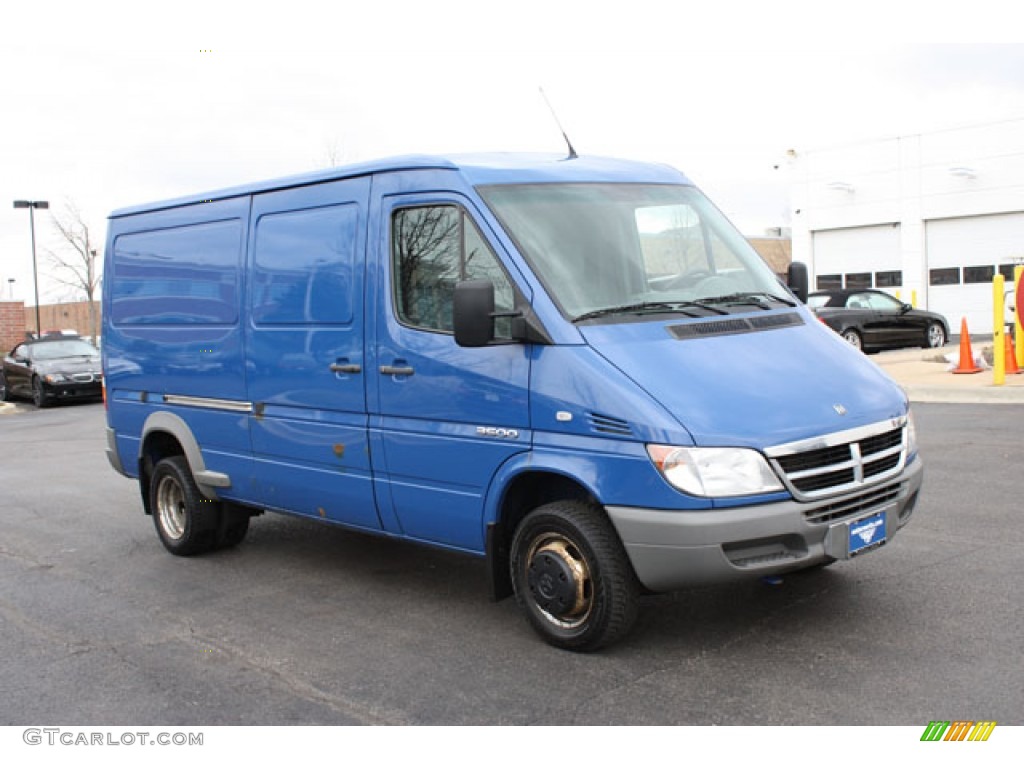 Brilliant Blue 2005 Dodge Sprinter Van 3500 Cargo Exterior Photo #62270214