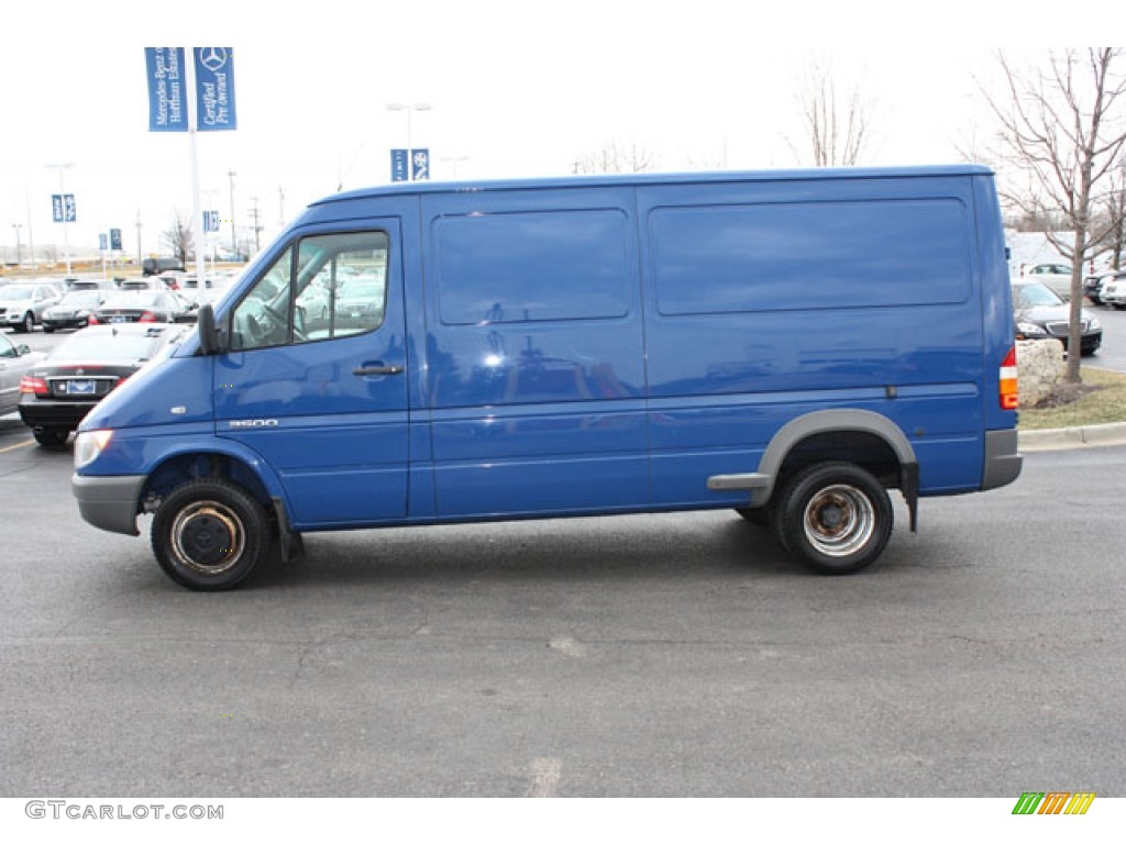 Brilliant Blue 2005 Dodge Sprinter Van 3500 Cargo Exterior Photo #62270222