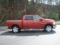 2009 Inferno Red Crystal Pearl Dodge Ram 1500 Big Horn Edition Crew Cab 4x4  photo #2