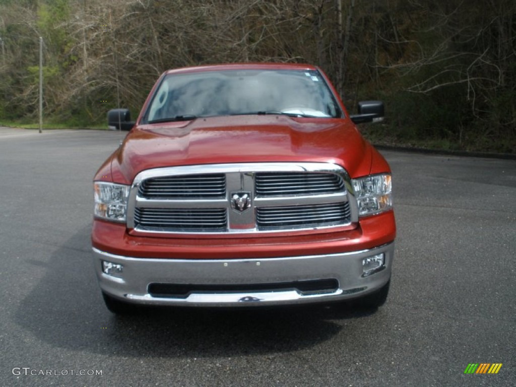 2009 Ram 1500 Big Horn Edition Crew Cab 4x4 - Inferno Red Crystal Pearl / Dark Slate/Medium Graystone photo #13