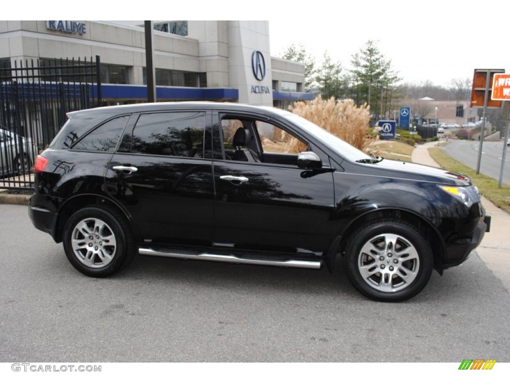 2009 MDX Technology - Formal Black / Ebony photo #3
