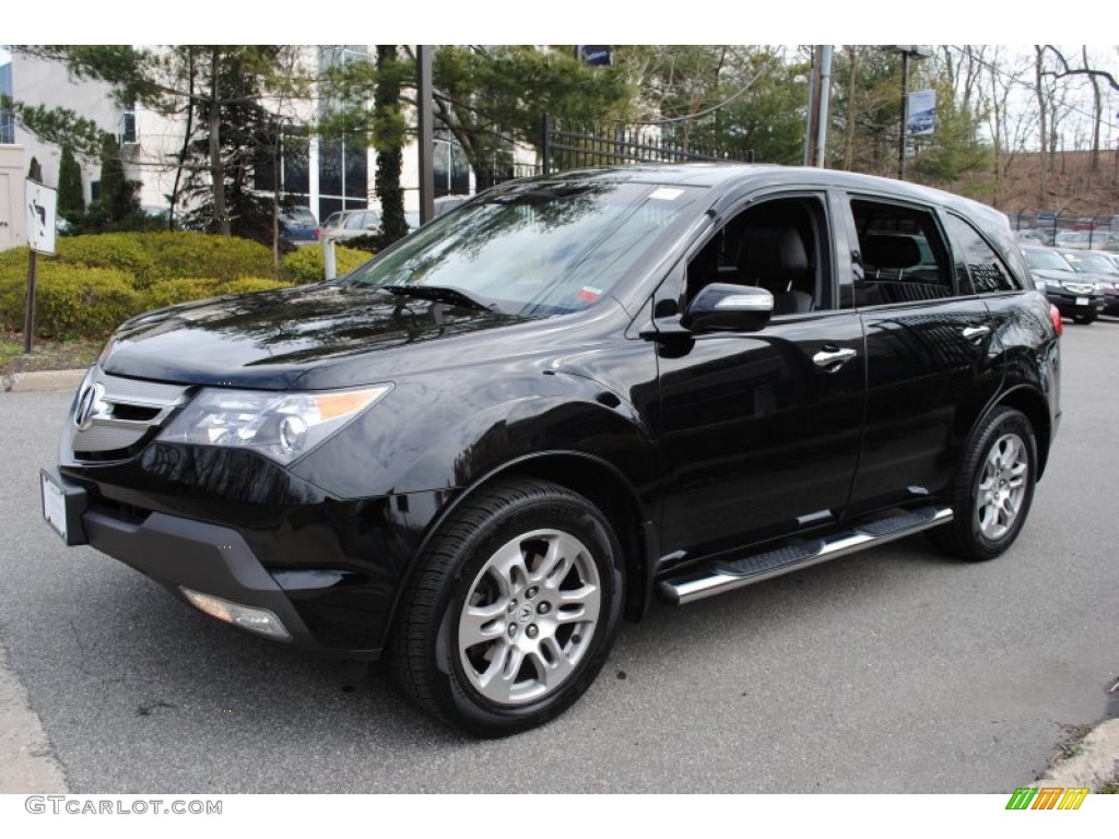2009 MDX Technology - Formal Black / Ebony photo #7