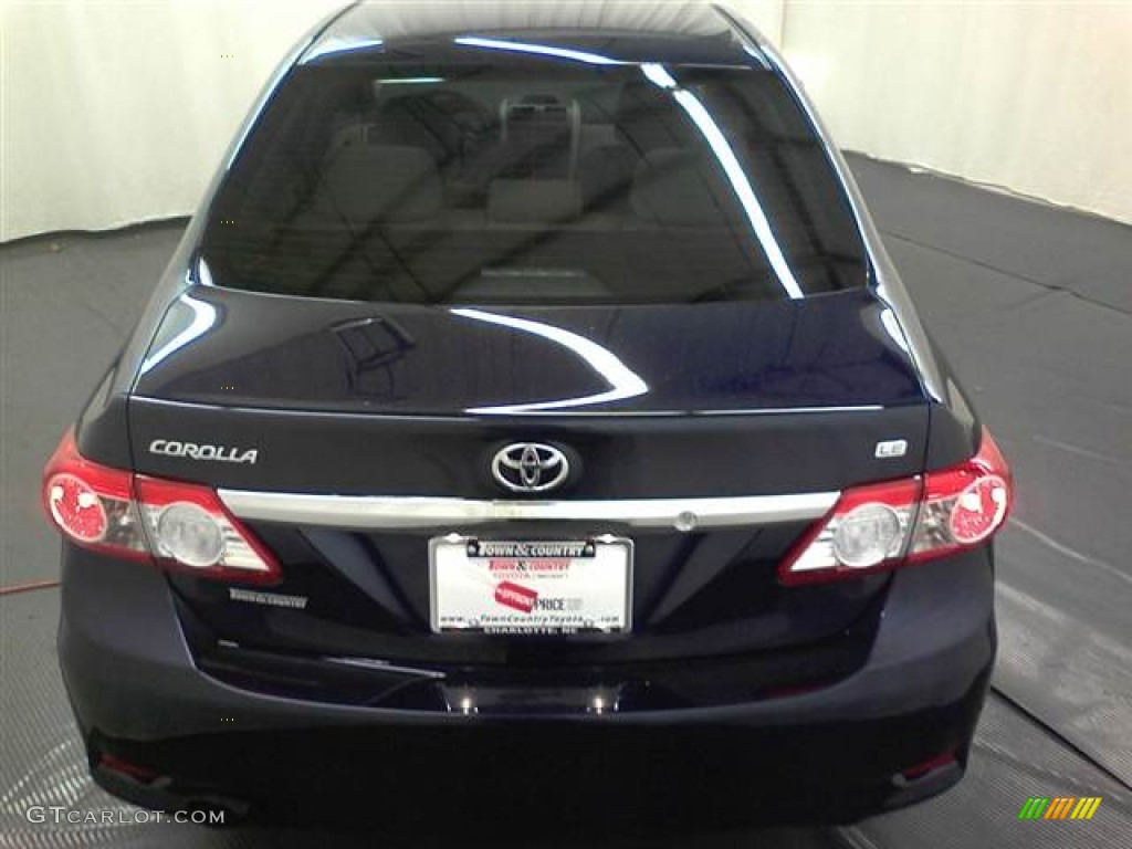 2012 Corolla LE - Nautical Blue Metallic / Bisque photo #3