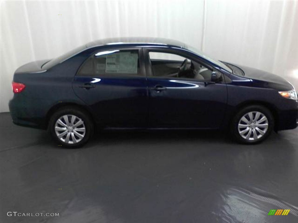 2012 Corolla LE - Nautical Blue Metallic / Bisque photo #4