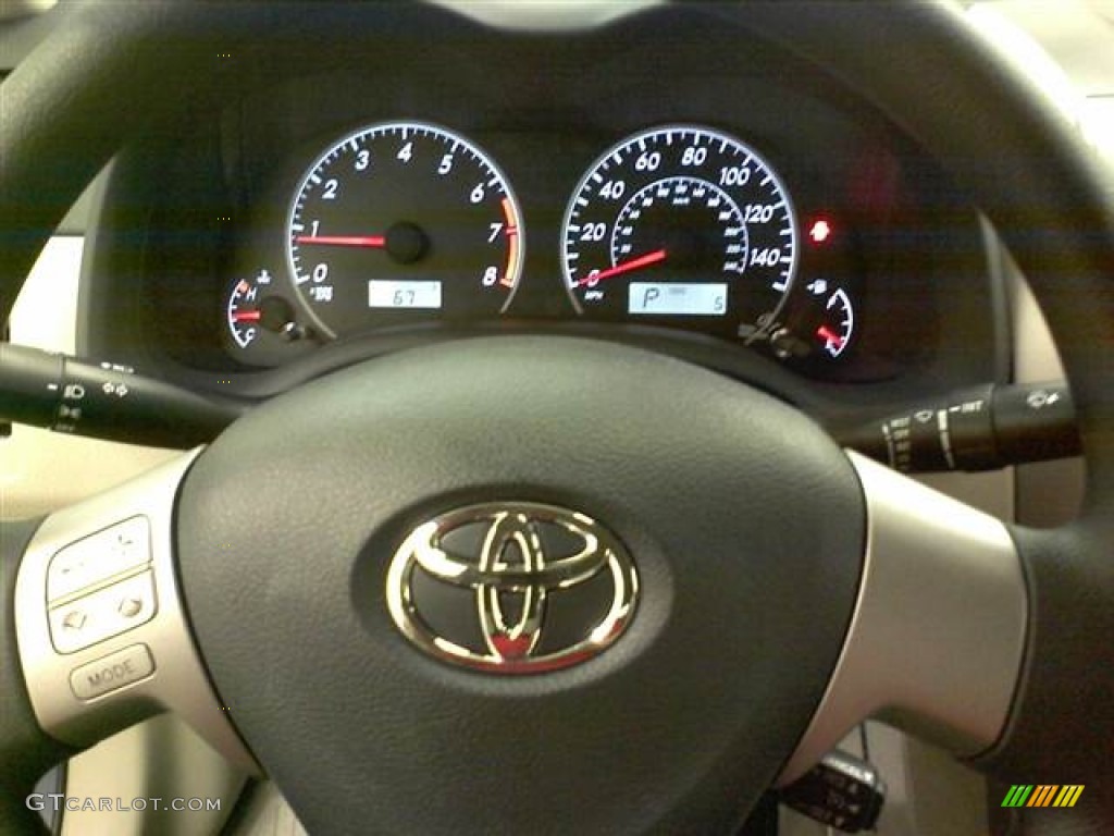 2012 Corolla LE - Nautical Blue Metallic / Bisque photo #8