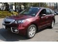 2010 Basque Red Pearl Acura RDX SH-AWD  photo #7