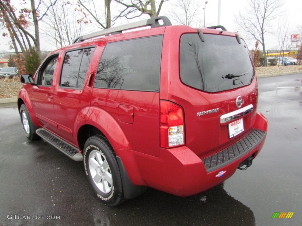 2011 Pathfinder SV 4x4 - Red Brick / Graphite photo #5