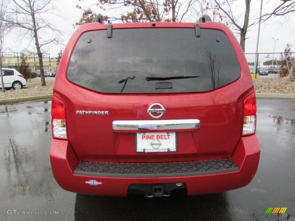 2011 Pathfinder SV 4x4 - Red Brick / Graphite photo #6