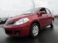 2010 Red Brick Metallic Nissan Versa 1.8 S Sedan  photo #1