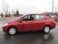 2010 Red Brick Metallic Nissan Versa 1.8 S Sedan  photo #4