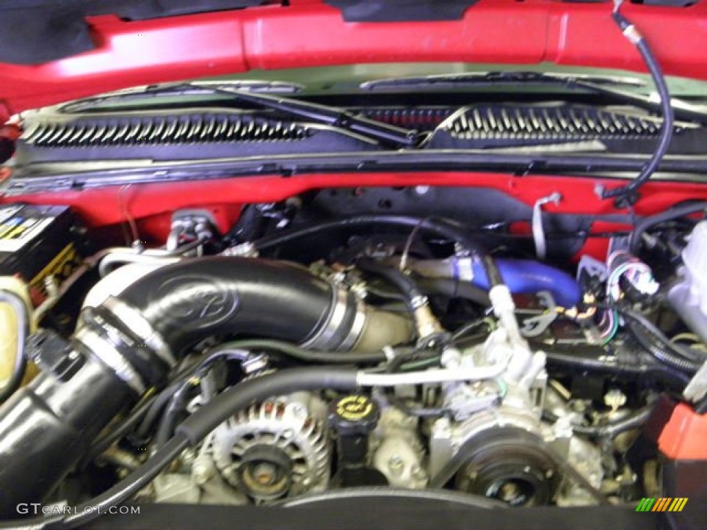 2004 Silverado 2500HD LS Extended Cab 4x4 - Victory Red / Dark Charcoal photo #4
