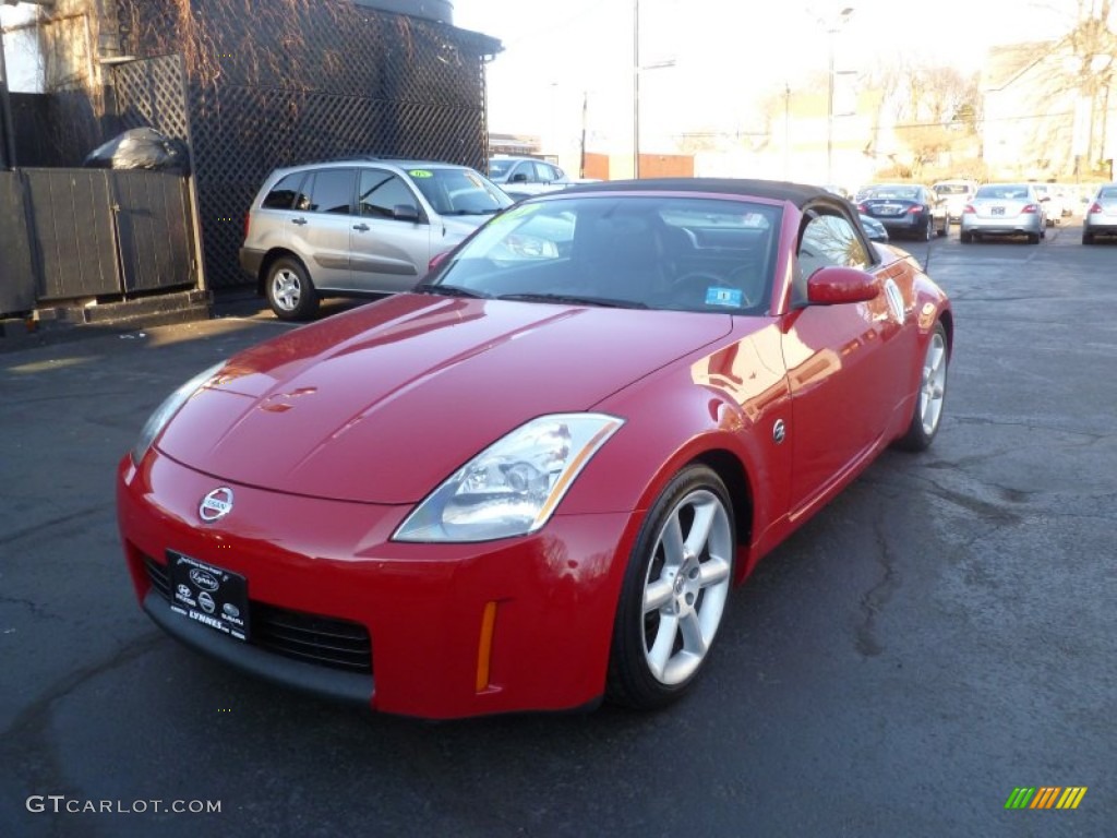 2004 350Z Touring Roadster - Redline / Charcoal photo #1