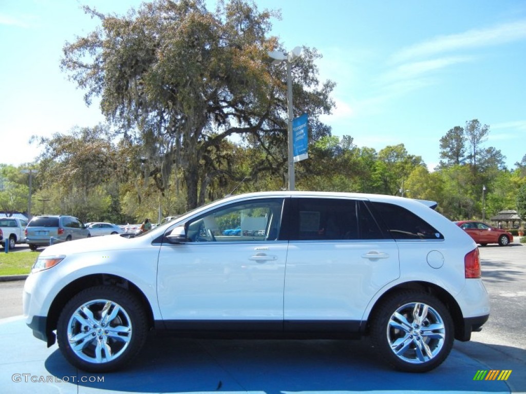 White Platinum Tri-Coat 2013 Ford Edge Limited Exterior Photo #62273428