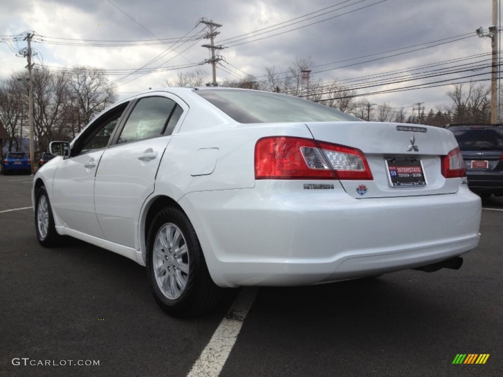 2011 Galant FE - White Pearl / Medium Gray photo #7