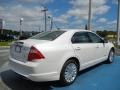 2012 White Platinum Tri-Coat Ford Fusion Hybrid  photo #3