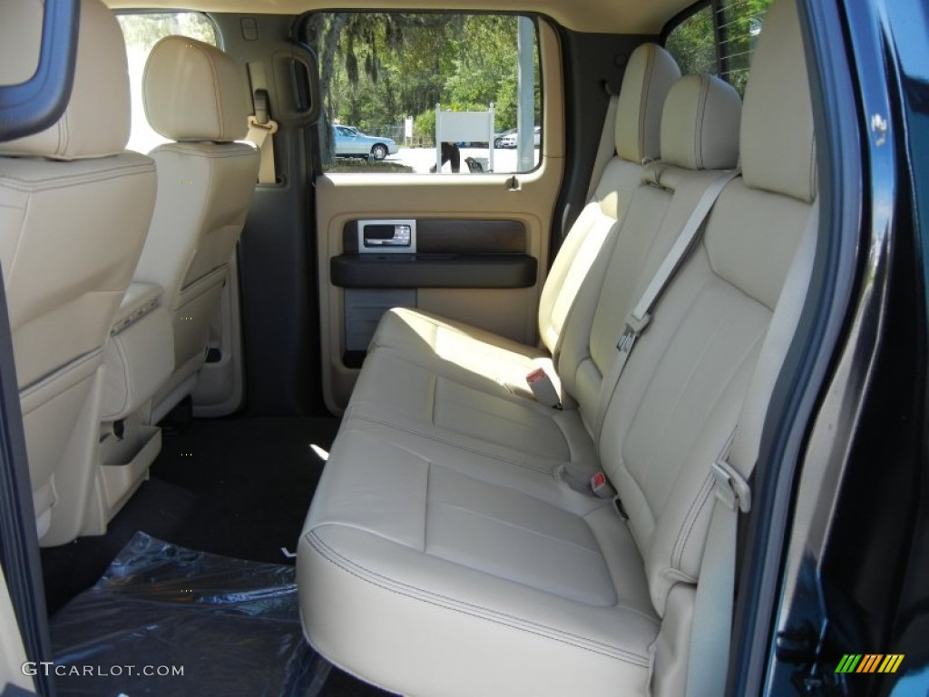 2012 Ford F150 Lariat SuperCrew Rear Seat Photo #62274268