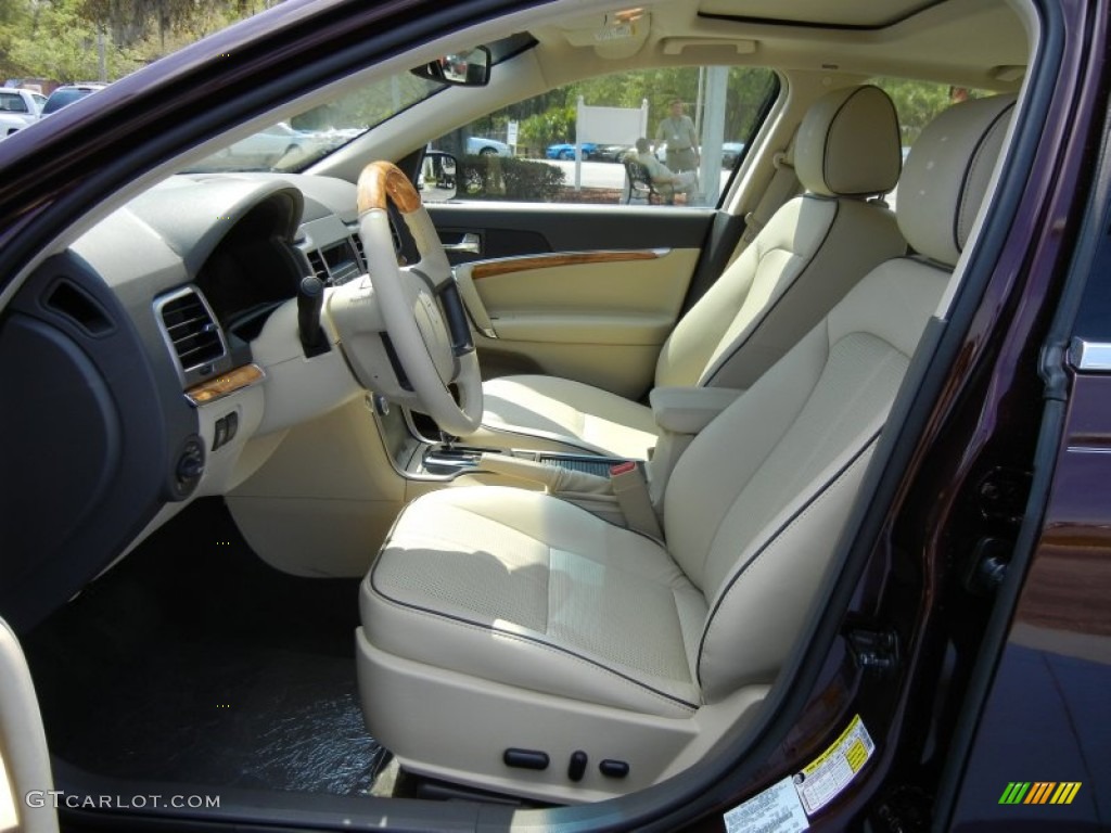 Light Camel Interior 2012 Lincoln MKZ Hybrid Photo #62274373