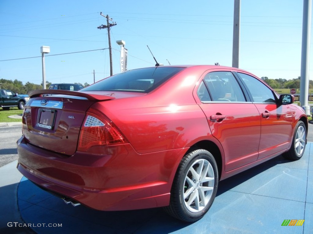 Red Candy Metallic 2012 Ford Fusion SEL Exterior Photo #62274478