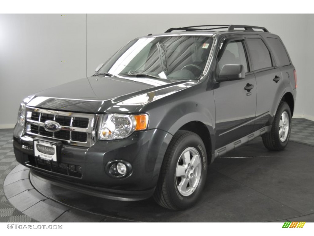 2009 Escape XLT V6 4WD - Black Pearl Slate Metallic / Charcoal photo #1