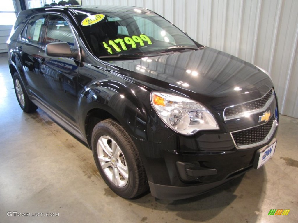 2010 Equinox LS - Black / Jet Black/Light Titanium photo #1