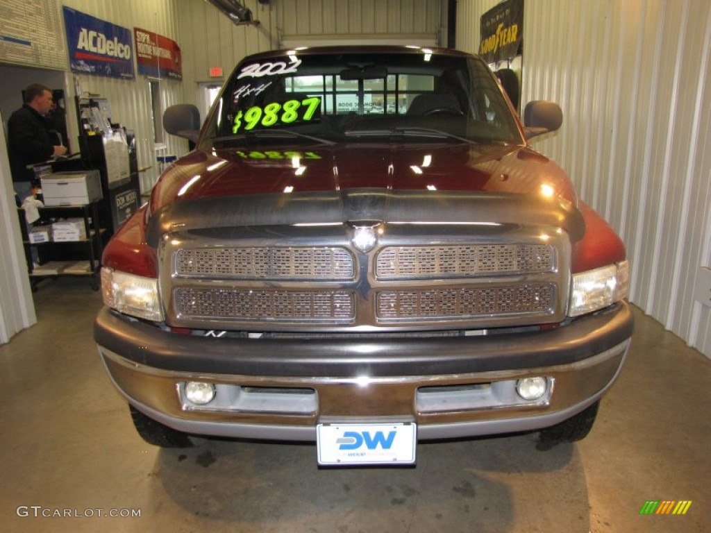 2001 Ram 1500 ST Club Cab 4x4 - Dark Garnet Red Pearl / Agate photo #5