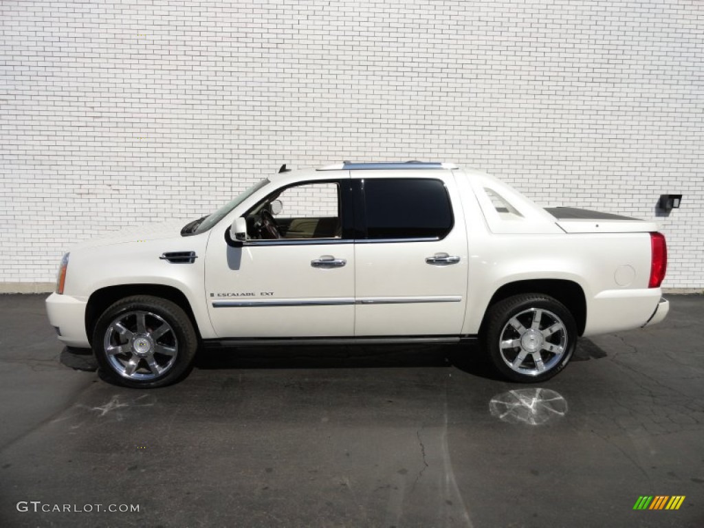 White Diamond 2008 Cadillac Escalade EXT AWD Exterior Photo #62275875