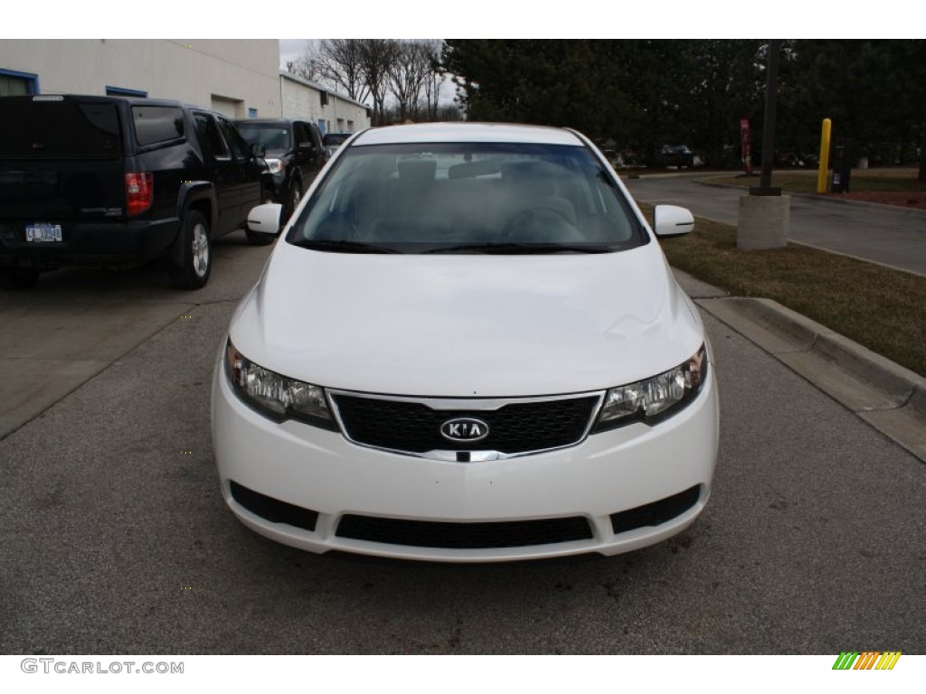 2011 Forte EX - Clear White / Stone photo #2