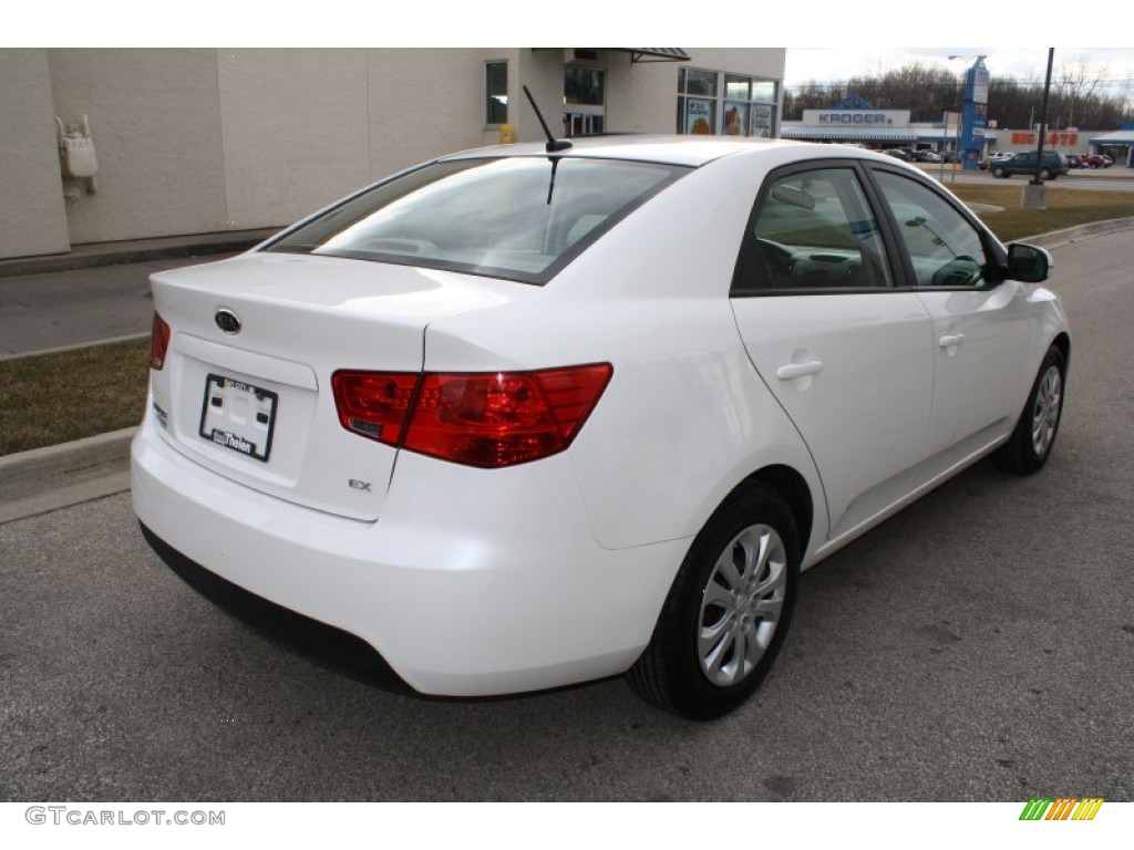 2011 Forte EX - Clear White / Stone photo #6