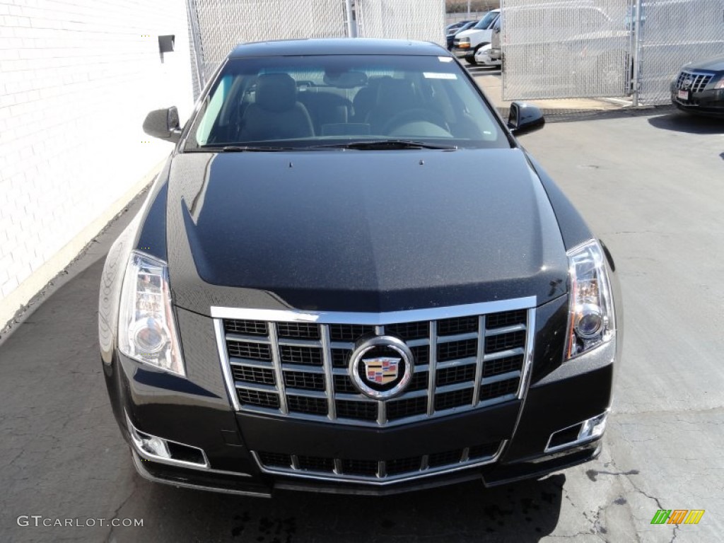 2012 CTS 4 3.0 AWD Sedan - Black Diamond Tricoat / Ebony/Ebony photo #2