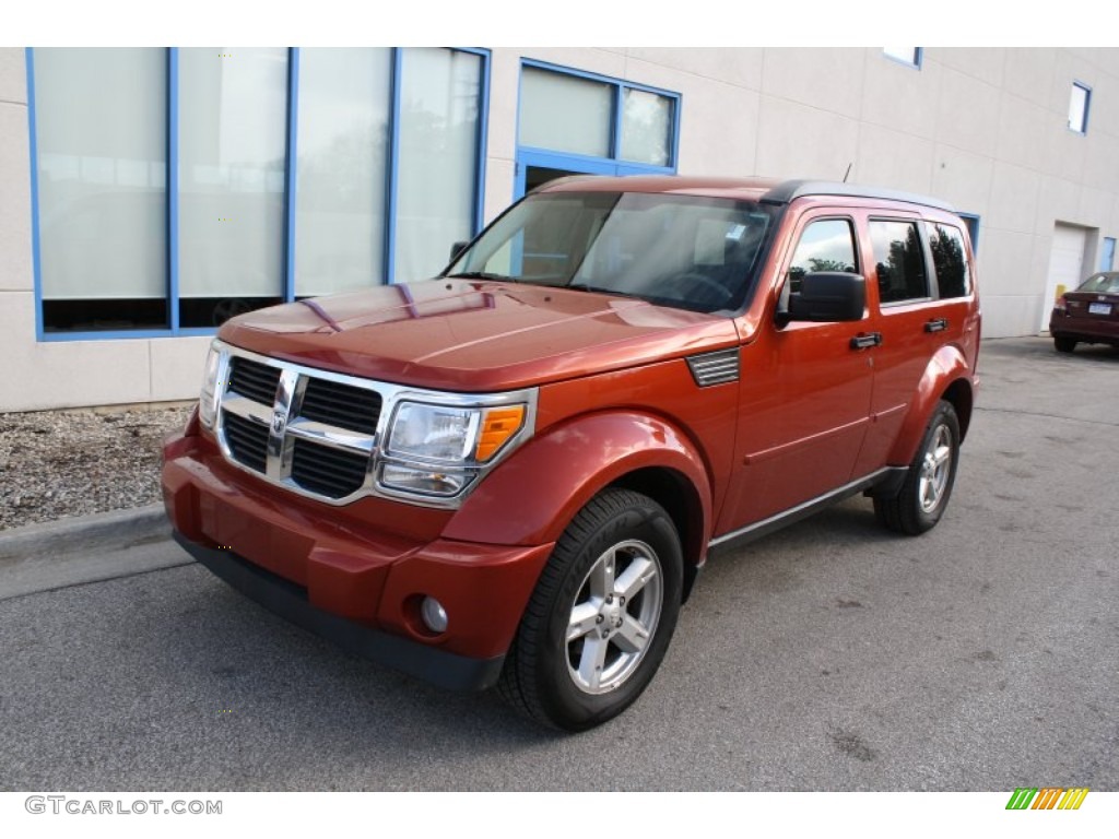 Sunburst Orange Pearl 2008 Dodge Nitro SXT 4x4 Exterior Photo #62276659