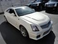 2012 White Diamond Tricoat Cadillac CTS -V Coupe  photo #3
