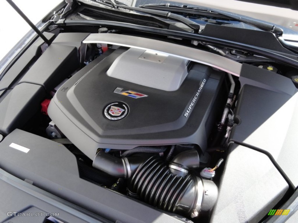 2012 Cadillac CTS -V Coupe 6.2 Liter Eaton Supercharged OHV 16-Valve V8 Engine Photo #62277094