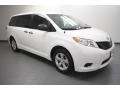 2011 Super White Toyota Sienna LE  photo #1