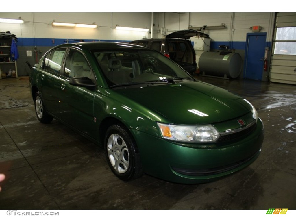 2004 ION 2 Sedan - Rain Forest Green / Grey photo #1