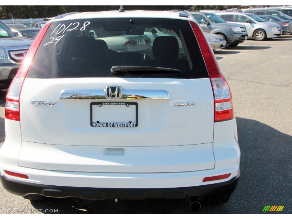 2010 CR-V EX AWD - Taffeta White / Ivory photo #7