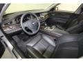 Black Nappa Leather Prime Interior Photo for 2009 BMW 7 Series #62279508