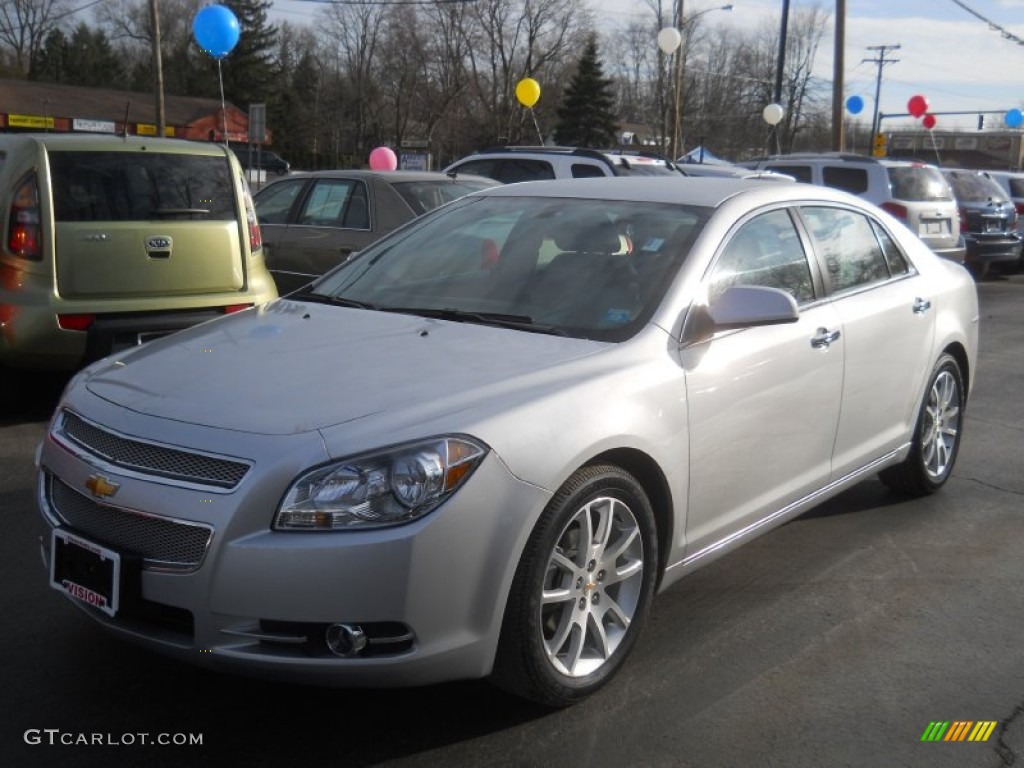 2011 Malibu LTZ - Silver Ice Metallic / Ebony photo #1