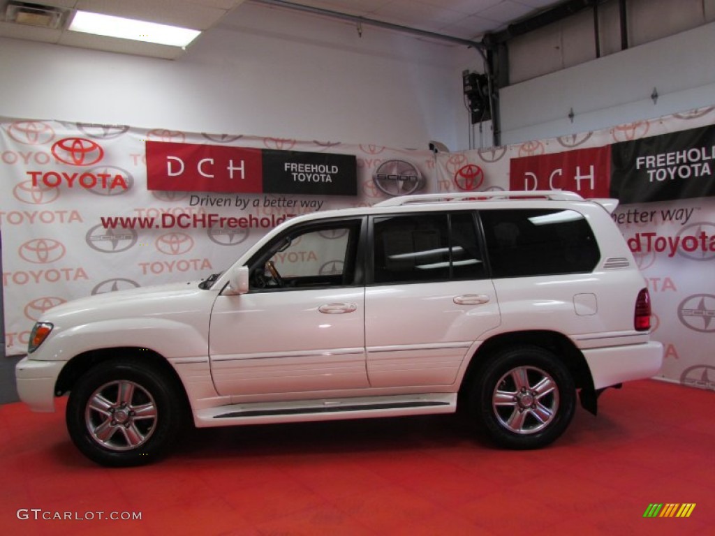 2007 LX 470 - Crystal White / Stone photo #4