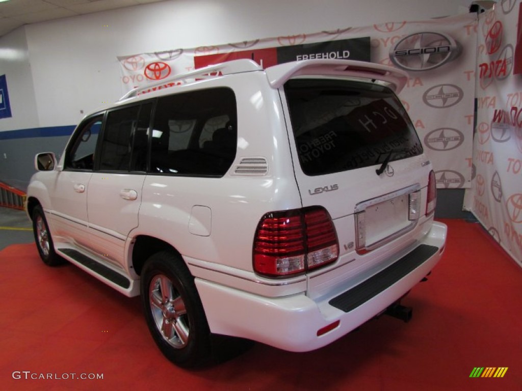 2007 LX 470 - Crystal White / Stone photo #6