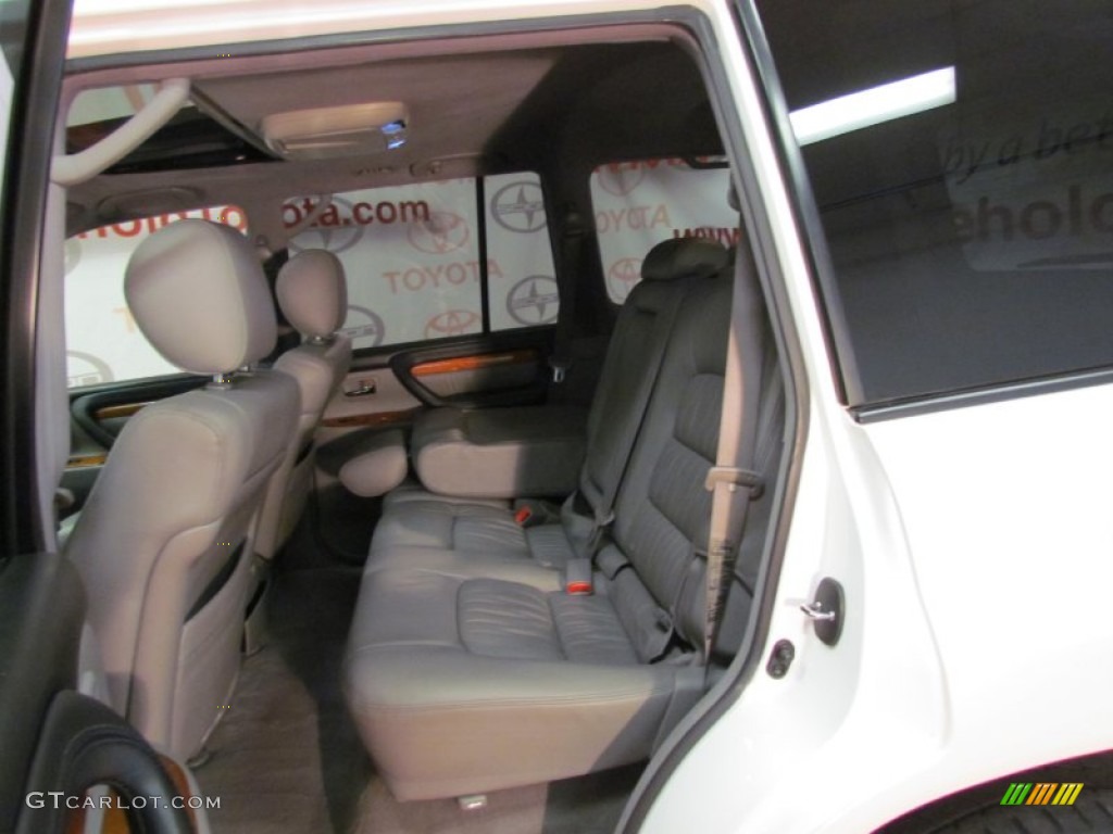 2007 LX 470 - Crystal White / Stone photo #10