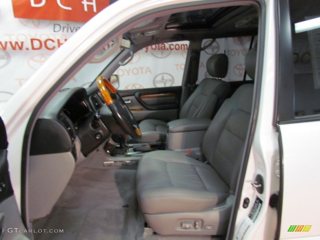 2007 LX 470 - Crystal White / Stone photo #16