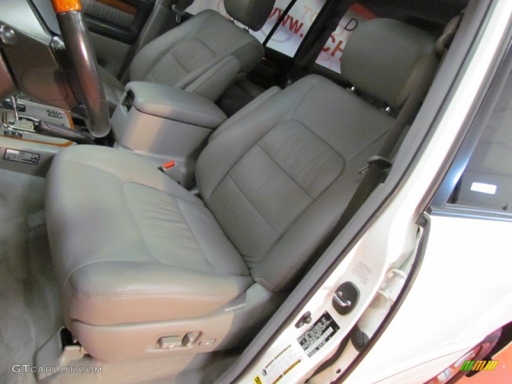 2007 LX 470 - Crystal White / Stone photo #17