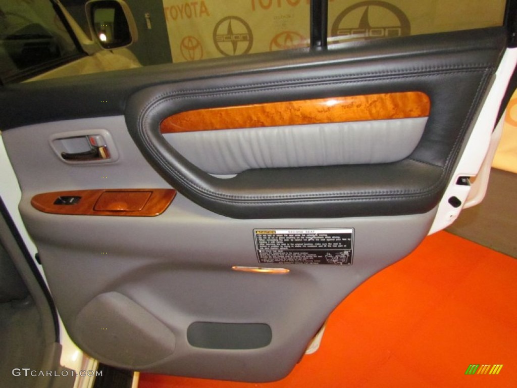 2007 LX 470 - Crystal White / Stone photo #24